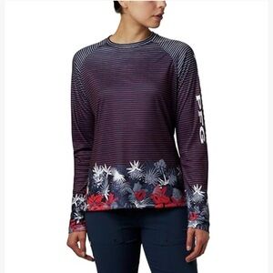 Columbia PFG Women's Super Tidal Tee Long Sleeve. Size L